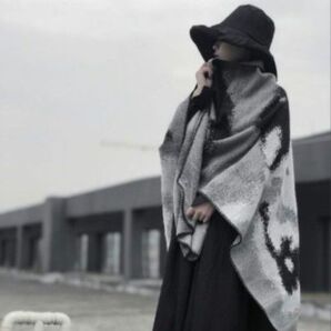 マフラー ストール ショール ポンチョ アウター ゆったり大判 秋冬