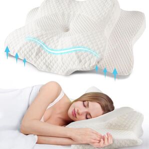 枕 首が痛くならない 人気 安眠枕 首肩フィット 低反発