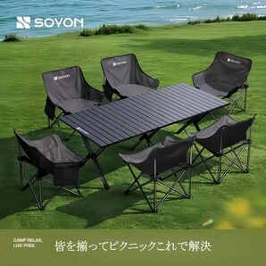 SOYON 90cmテーブル セット2-4人用90cmテーブル+チェア2脚
