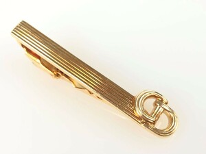 クリスチャン・ディオール　Christian　Dior　ロゴ　ネクタイピン　ゴールドカラー　送料無料　YMA-304