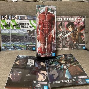 1番クジ進撃の巨人 獣の巨人は俺が仕留める ラストワン賞 超大型巨人 +ポスターセット