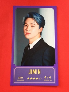 防弾少年団 BTS BANG BANG CON バンバンコン MESSAGE PHOTO メッセージフォト フォトカード トレカ JIMIN ジミン 4 即決