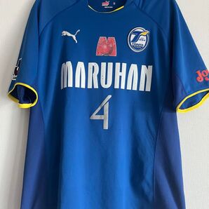 サッカー 大分トリニータ 2006 深谷友基 ユニフォーム #4 サイン入り