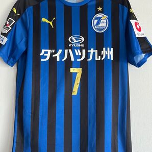 サッカー 大分トリニータ 2019 松本怜 #7 ユニフォーム 青森山田 サイン入り