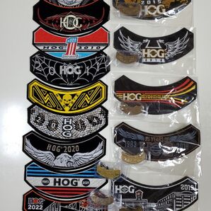 ハーレダビッドソン HOG オーナーズ グループ ワッペン ドッグタグ セット