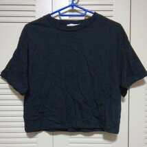 ★【古着】BROWNY STANDARD(ブラウニースタンダード)　半袖　Tシャツ　Mサイズ　黒　女性用かもしれません(;＞_＜;)_画像1