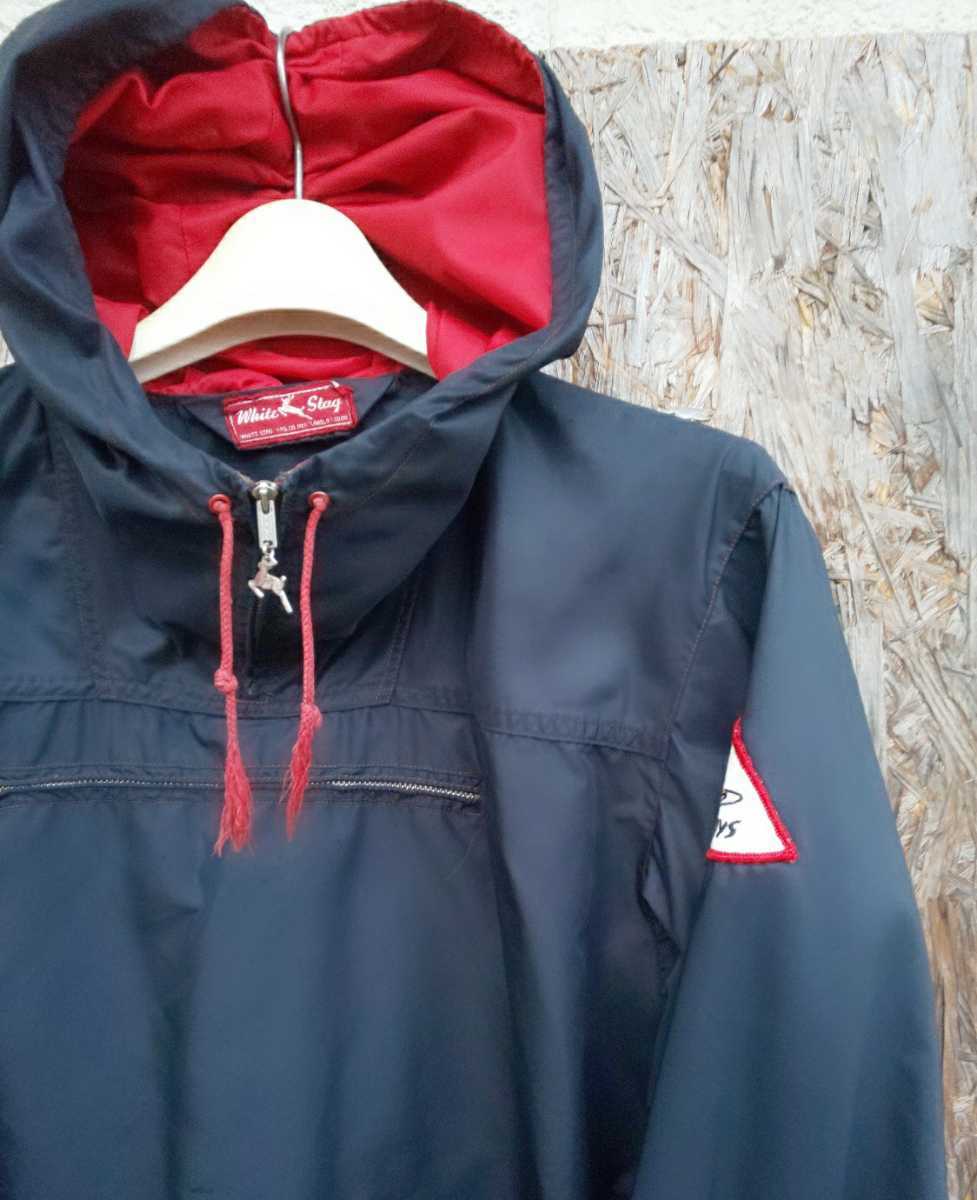 【ビンテージ】1950sホワイトスタッグ ナイロンアノラックパーカー