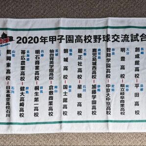 2020年甲子園高校野球 参加校名入りタオル 阪神甲子園球場