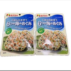 2袋●田中食品●タナカのごはんにまぜて 6つの海のめぐみ★各30g★匿名配送/送料込み★クーポン消費/消化