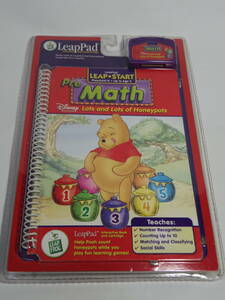 LEAPFROG LeapPad Leap Start Pre Math Lee p pad exclusive use cartridge text Pooh 