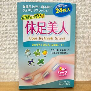 休足美人 Cool Refresh Sheet 24枚入