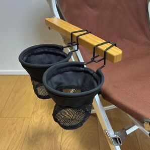 スノーピーク ローチェアカップホルダー 2個セット