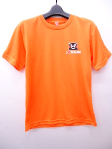 【KCM】XEB-F100-SS★新品★【くまもん】レディース　半袖Tシャツ　オレンジ　ハンドボール