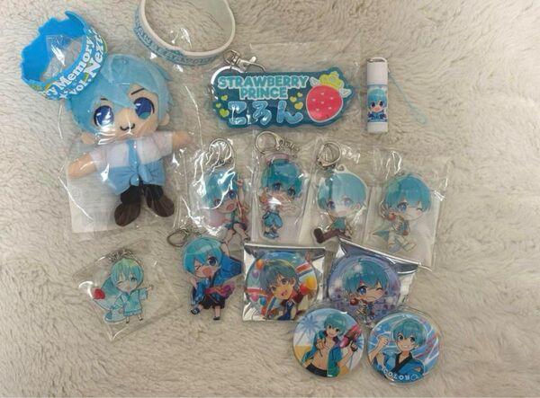 すとぷり ころん 缶バッジ アクリルスタンド アクリルキーホルダー ぬいぐるみ グッズセット