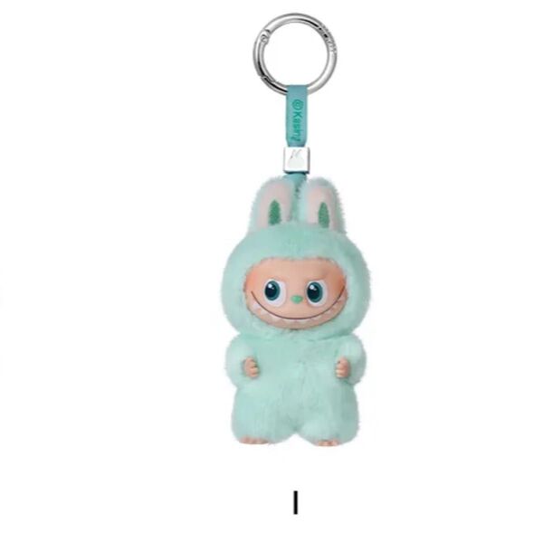 【I】THE MONSTERS PIN FOR LOVEシリーズ ラブブ イニシャル 前半 ぬいぐるみ ペンダント キーホルダー