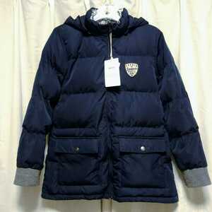 [BeBe/ Bebe ]4WAY reversible cotton inside coat *150cm, navy, with a hood ., man and woman use * is light warm!* regular price 18,700 jpy 