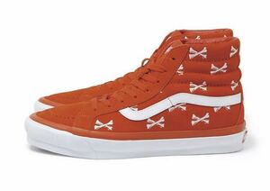 送料無料 新品 US12 30cm WTAPS VANS SK8 HI ORANGE オレンジ ダブルタップス バンズ スケハイ スケートハイ クロスボーン