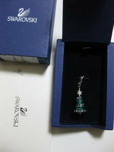 ★貴重★スワロフスキー★SWAROVSKI★クリスマスツリー★チャーム★新品箱入★ポイント消化に★