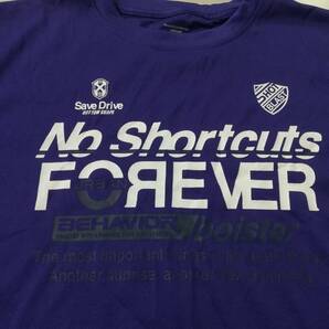 古着 No Shortcuts FOREVER Tシャツ紫 M ⑧の画像3