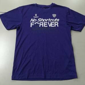 古着 No Shortcuts FOREVER Tシャツ紫 M ⑧の画像1