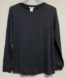 新品 Mサイズ ★ コストコ matty m レディース 長袖 ニット グレー Tシャツ カットソー 丸首 LONG SLEEVE TEE セーター ロンT トップス