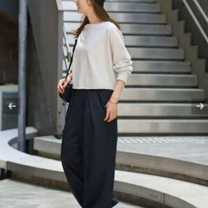 FRAMeWORK フレームワーク ミニ裏毛ショートスウェット