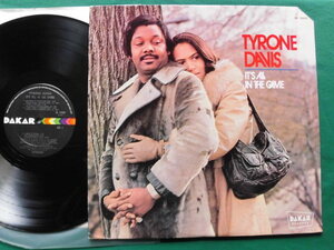 Tyrone Davis/It's All In The Game 　70'sシカゴ・ノーザン・ソウル1973年USオリジナル 