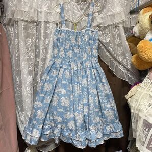 601 大きいサイズ*LL〜6Lほど*トワルドジュイ柄ワンピース