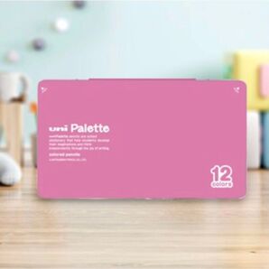 三菱鉛筆 色鉛筆 880 ユニパレット 12色セット PLT ピンク②