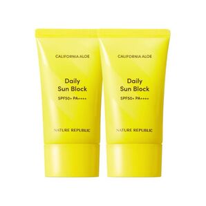 nature republic california aloe daily sun block ×2PAC