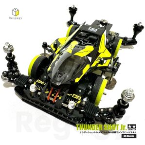 ミニ四駆 サンダーショットJr. MSフレキ海外優勝マシンコピーカスタム フルベアリング 完成品 タミヤ TAMIYA