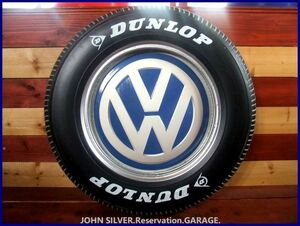 [ Volkswagen ] emblem / steel /en Boss / tire type /led/ light / up / signboard / garage 