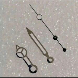 SEIKO NH35 NH36 等用 針 セット ベンツ シルバー緑夜光