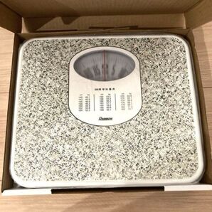 新品 タニタ アナログ体重計 充電電池不要 レトロ ストーンホワイト グレー Tanita アナログヘルスメーター