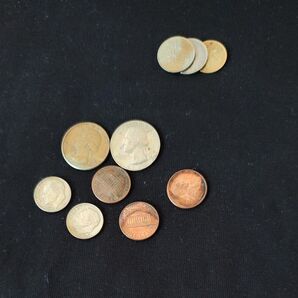 アメリカ硬貨 7枚セット まとめ売りシンガポールコイン3枚