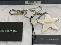 ★高島屋★未使用 箱付★FRANCESCO BIASIA フランチェスコ ビアジア★ヒトデ型 キーホルダー キーリング バッグ チャーム★B10580-19★　_画像3