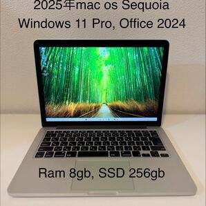 美品 Macbook Pro 13インチ Windows 11 Pro 永年版office