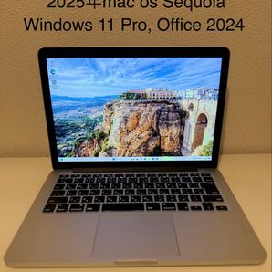 美品 Macbook Pro 13インチ Windows 11 Pro 永年版office