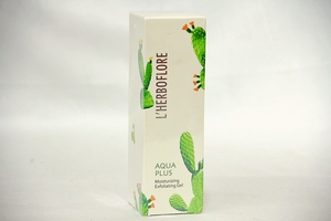 0[ new goods ] L'HERBOFLORErerubo flow ruAQUA PLUS Moisturizing Exfoliating Gel 100g peeling gel tube CFA