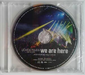 ■即決■きゃにめ特典Live CD 内田真礼 UCHIDA MAAYA Zepp Tour 2019 we are here