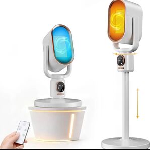 セラミックヒーター 冷暖兼用【2025年新モデル】AIスマート温度調節 1秒速熱 省エネ リモコン付き