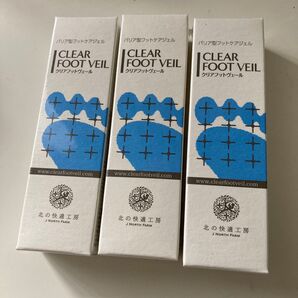 137北の快適工房 クリアフットヴェール 未開封3個セット