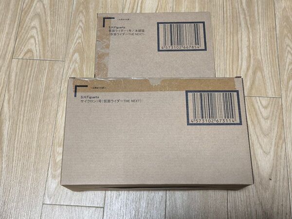 S.H.Figuarts 真骨彫製法 仮面ライダー1号 本郷猛 + サイクロン1号 仮面ライダー THE NEXT 全2点