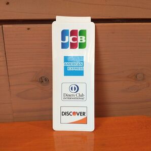 【未使用】クレジットカードpopステッカー シール JCB、Amex、Diners Club、Discoverカードブランドロゴ
