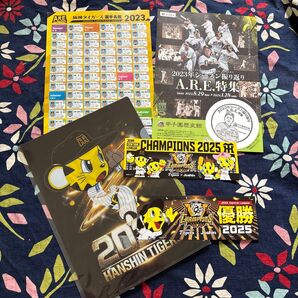 阪神タイガース 2023 選手名鑑 A.R.E.特集 チラシ 2025Joshin非売品優勝グッズ