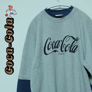 【Coca-Cola】コカコーラ ビックシルエット トレーナー スウェット ロゴ
