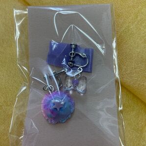 キーホルダー アイスクリーム ハンドメイド ポリマー粘土