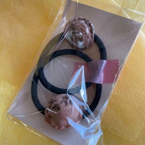 ヘアゴム ハンドメイド 髪ゴム アイスクリーム ポリマー粘土