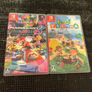 【Switch】 2点セット マリオカート8 あつまれ どうぶつの森