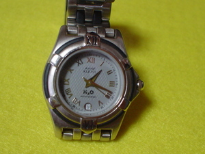 珍品　デザイン　ANNE　CLAIN　Ⅱ　H2O　１６５FT　女性用腕時計　グレー